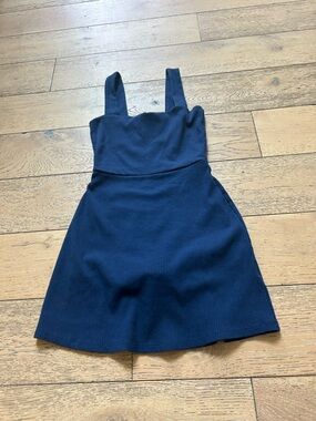 PINK Victoria's Secret Navy Ribbed Tank